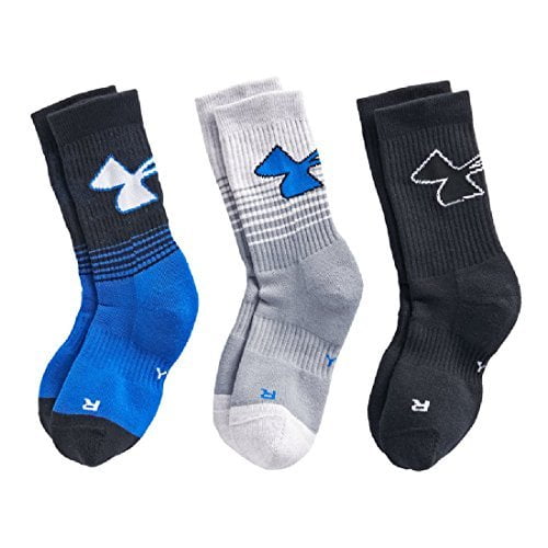 boys under armour crew socks