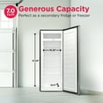 thumbnail image 4 of Frigidaire 7 cu. ft. Convertible Upright Fridge Freezer, Garage-Ready Compact Fridge/Freezer, 4 of 11
