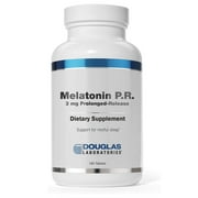 Douglas Laboratories Melatonin P.R. | 3 mg Prolonged-Release Melatonin to Support Sleep/Wake Cycles* | 180 Tablets