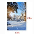 thumbnail image 4 of LELINTA 5x7ft Christmas Backdrop Winter White Snow Wonderland Backdrop Christmas Pine Tree Snowflake Forest Photography Background Bokeh Outdoor Banner Party Decorations Photo Studio Props, 4 of 4