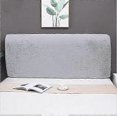 thumbnail image 2 of Single Bed Headboard Cover,Solid Color Elastic Protection Bed Headboard Cover Used For Bedroom Decoration Light Grey 120cm(43.3"-55.1"), 2 of 5