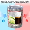 thumbnail image 2 of 12oz Tumblers White Christmas Folk Pattern Vacuum Insulated Stainless Steel Travel Tumbler Cups Mug with Lid and Straw for Beer,Coffee,Beverages with Cleaning Brush for Cold & Hot Drinks, 2 of 5