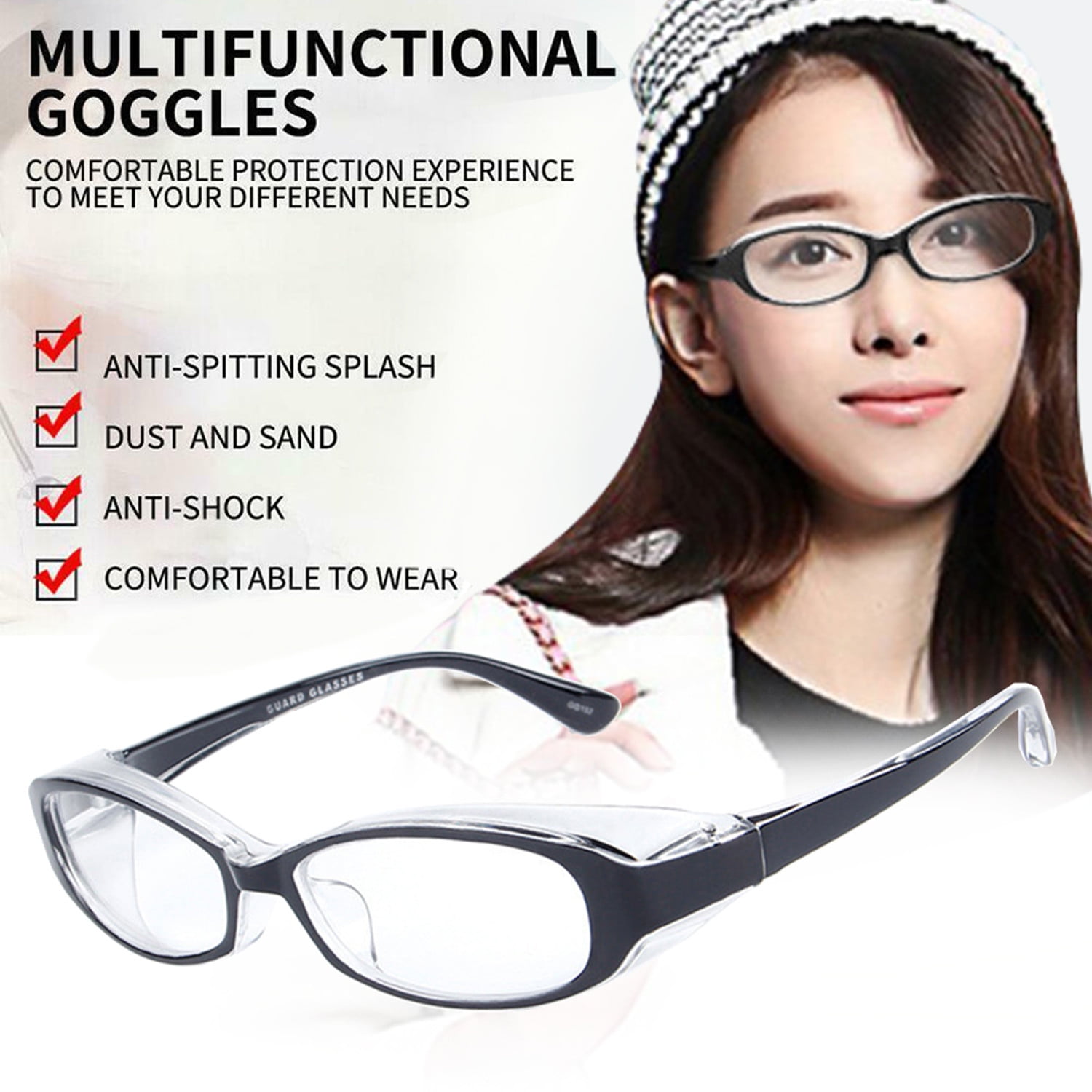 UKAP Safety Goggles Eye Protection Anti Fog Anti Scratch Protective