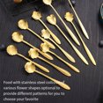 thumbnail image 2 of kurtrusly Stainless Steel Tea Spoon Portable Coffee Juice Beverage Seasoning Ice Cream Teaspoon Kitchen Gadget Accessory Type 12, 2 of 8