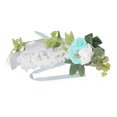 thumbnail image 1 of Wedding Chair Flower Decorations, Fine Details Simulation Elegant Delicate Texture Artificial Chair Back Flower  For Party For Ceremony Light Purple,Blue,Pink, 1 of 8