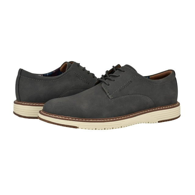Zapatos Tommy Hilfiger Hiday Oxford para Hombre Gris Oscuro 2020