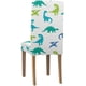 thumbnail image 2 of Funda Protectora para silla Elástica ABPHQTO con Silueta de Dinosaurio Verde azul Juego de 1, 2 of 4