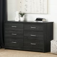 thumbnail image 1 of South Shore Tassio 6-Drawer Dresser for Adult, in Gray Oak, 1 of 11