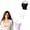 Black White Lightpurple, variant on 3Pcs Lady Lace Cleavage Cover up for Low Neckline Wearable Mock Camisole Bra Insert Overlay Modesty Panel Vest