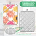 thumbnail image 6 of Yayeee Pot Holders Kitchen Heat Resistant with Pocket 7"x9.8" Cotton Oven Cooking Hot Pads, Orange Grapefruit Slices, 6 of 7