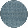 thumbnail image 3 of 6ft Round Water Resistant, Indoor Outdoor Rugs for Patios, Front Door Entry, Entryway, Deck, Porch, Balcony | Outside Area Rug for Patio | Denim, Solid | Size: 5'1'' Round, 3 of 7