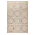 thumbnail image 1 of MAT Orange CATCIRWHI050070 Circa White Rectangle Area Rug, 5 x 7 ft., 1 of 1