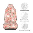 thumbnail image 4 of Naloa Swan And Flowers3 Car Seat Covers Universal Front Seat Coves for Car Accessories ,Padded Car Covers for Automotive, SUV, Truck, and Van, 4 of 5