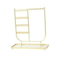 thumbnail image 4 of yuksok Jewelry Display Stand Jewelry Display Rack Elegant for Women Girls Jewelry Stand gold, 4 of 7
