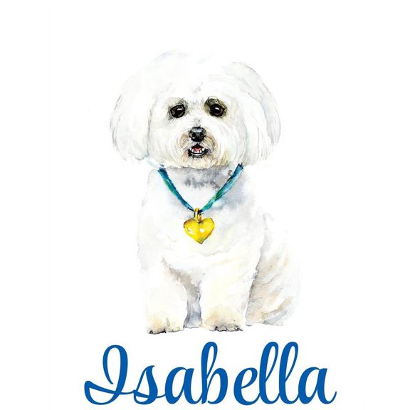 Personalized Name Vinyl Decal Sticker Custom Initial Wall Art Personalization Decor Sticker Dog Animal Kids Bedroom 20 Inches X 37 Inches