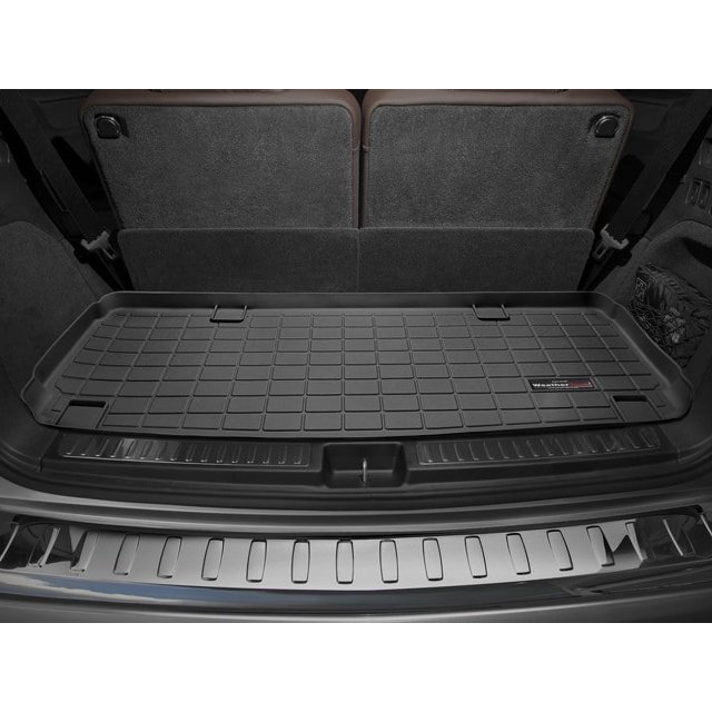 Weathertech Cargo Area Liner 40601 Direct Fit; Raised Edges; Black; Thermoplastic Elastomer TPE Injection Molded Material; Non-Skid; To Back Of 3rd Row