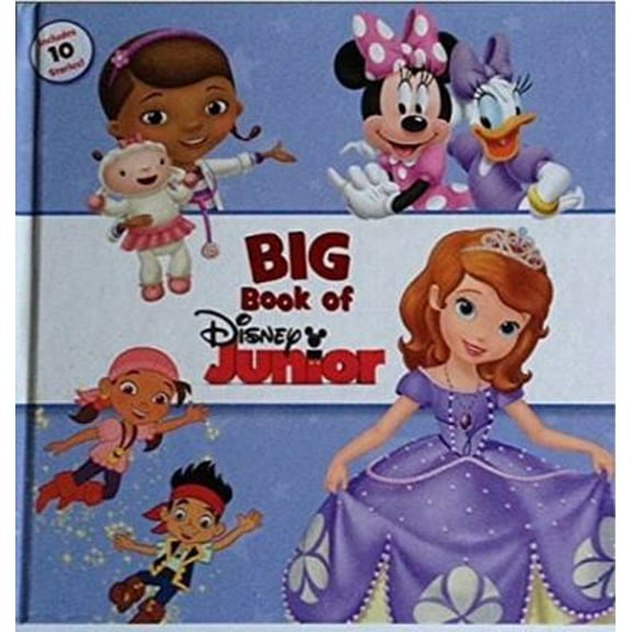 Pre-Owned Big Book of Disney Junior - 10 Stories (Hardcover) 1484704274 9781484704271