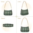 thumbnail image 7 of FORMRS Womens Shoulder Bag with Chain Strap Clutch Purse Cute Tote Handbag, Dark Green Leaves, 7 of 7