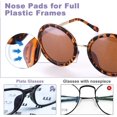 thumbnail image 5 of NOGIS Eyeglass Nose Pads, 2mm Thickness Transparent Adhesive Anti Slip Glasses Nose Grips with Air Bag for Sunglasses Eyeglasses Reading Glasses (20 Pairs, Clear), 5 of 7