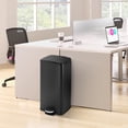 thumbnail image 2 of Innovaze 8 Gal./30 Liter Rectangular step-on Trash Can for Kitchen, Office (Matt Black), 2 of 8