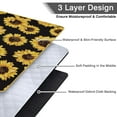 thumbnail image 4 of 80”x 80”Extra Large Sunflower Picnic Blankets Waterproof Foldable Beach Blanket Sandproof,3-Layer Thicking Outdoor Packable Blanket for Camping, Park, Beach, Grass, Indoors, 4 of 6