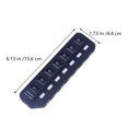 thumbnail image 2 of ADDHAT USB Hub 7 Con LED Y Protección Contra Sobrecarga Para Computadora Color Negro, 2 of 6