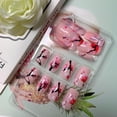 thumbnail image 4 of Uñas postizas adhesivas Blruyci Pink Peach Blossom, 24 piezas, 4 of 7