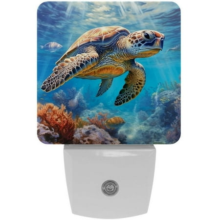 

Sea turtle LED Square Night Lights - Energy Efficient and Stylish Bedroom Lighting Solution