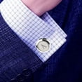 thumbnail image 4 of Gemelos con Iniciales Clásicos de Acero Inoxidable para Hombre Gemelos con 26 Iniciales Camisas de Boda Empresarial AZ$ Camisas para Hombre Iniciales Personalizadas AZ$ Iniciales Clásicas, 4 of 6