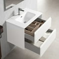 thumbnail image 3 of Ws Bath Collections Perla C70 Perla 30" Wall Mounted Single Basin Vanity Set - Wood, 3 of 4