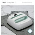 thumbnail image 6 of Cricut EasyPress 2, Mint - 9 in x 9 in - Handheld Heat Press, 6 of 12