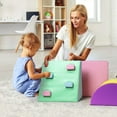 thumbnail image 3 of Toddler Foam Climbing Blocks Set - 5-Piece Soft Play Indoor for Climbing, Crawling, and Sliding for Kids 9 Months+, 3 of 5