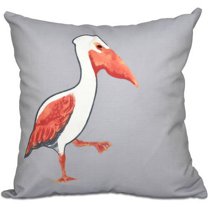 Simply Daisy 16" x 16" Pelican March Animal Print Outdoor Pillow