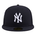 thumbnail image 2 of Men's New Era  Navy New York Yankees Hidden Hit 59FIFTY Fitted Hat, 2 of 5