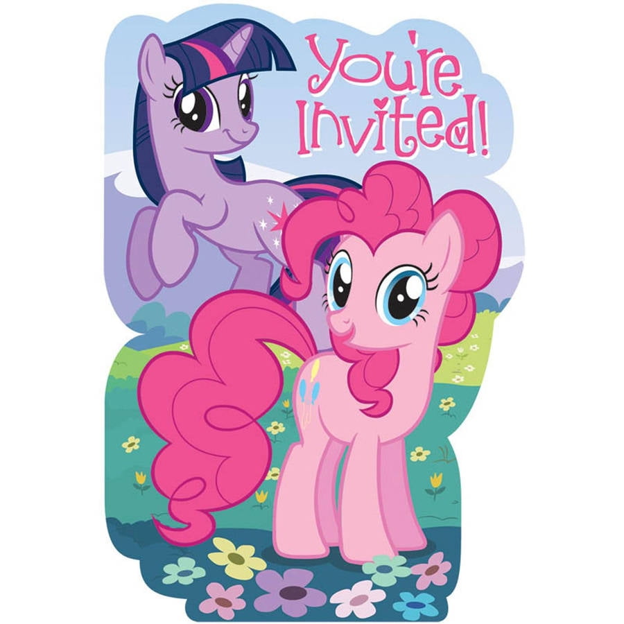 my little pony invitations walmart