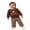 Brown, variant on Toddler Baby Girl Thanksgiving Outfit Long Sleeve Sweatshirt and Pants 2Pcs