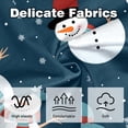 thumbnail image 3 of Snowman Elegant Velvet Throw Pillow Covers Set with Unique Patterns - 16x16", 18x18", 20x20" - Pack of 2 for Chair Pillow Covers and Various Occasions, 3 of 6