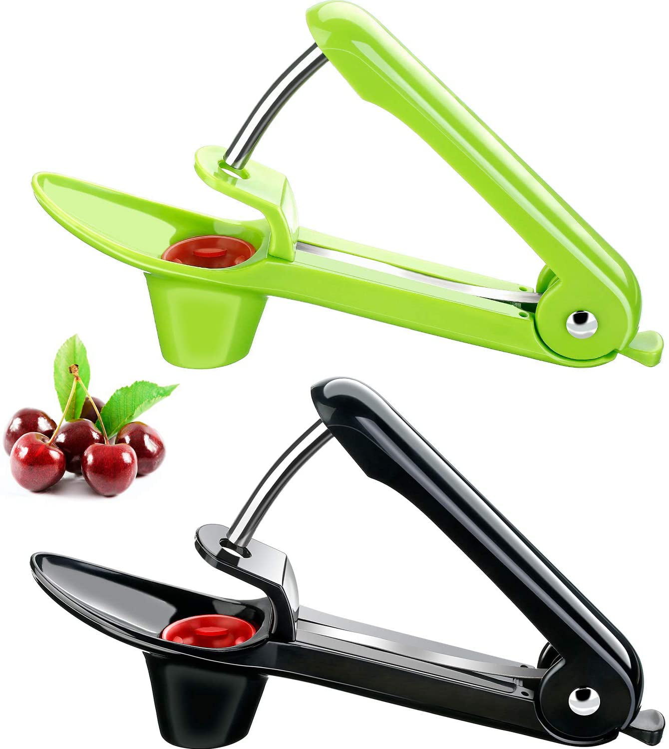 Black Westmark Westmark Cherry Pitter/Stoner Gets Rid Of The Pit And The Stem At The Same Time 