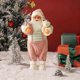 thumbnail image 5 of Decoraciones navideñas, adornos navideños, regalos de Navidad. Muñeco de Papá Noel de 30 cm (12 pulgadas) de pie. Decoración para ventanas. Adorno de muñeco de plástico., 5 of 6