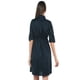 thumbnail image 2 of Vestido Maternidad Camisero Cómodo Elegante Vestido Embarazo Casual Oficina Manga Ajustable Color Azul Marino, 2 of 5
