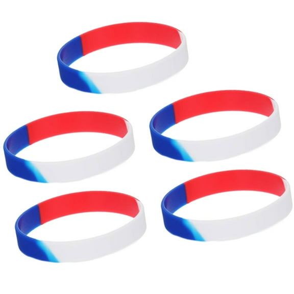 LOLIPPYY Waterproof Wrist Band Bracelets for Parties 5Pcs