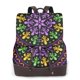 thumbnail image 1 of Disketp Mardi Gras5 Mochila de Cuero para Mujer, Bolso de Espalda Antirrobo con Estilo para Viaje, Trabajo y Uso Diario, 1 of 4