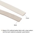 thumbnail image 4 of Uxcell Faux Leather Straps Strip Belt Leather String 0.8cm/0.31" Width for DIY Ornament Accessories,Beige, 4 of 6