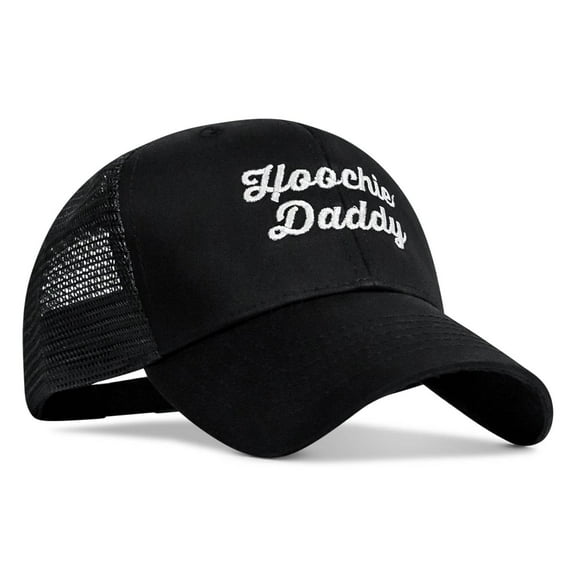 Combat Iron Hoochie Daddy Script Snapback Hat Black / White