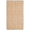 thumbnail image 2 of SAFAVIEH Natural Fiber Tashi Geometric Diamond Braided Jute Area Rug, Ivory/Natural, 2'x3', 2 of 6