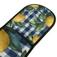 thumbnail image 4 of Yayeee Double Oven Mitt Kitchen Heat Resistant Baking 35" x7" Quilted Glove, Cartoon Beige Lemon, 4 of 6