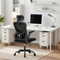 thumbnail image 1 of BeesClover Office Desk Chair with High Back Mesh, Adjustable Headrest and Lumbar Support, Flip-Up Armrests – Rolling Computer Chair for Home Office, Study, 1 of 8