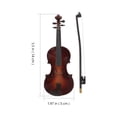 thumbnail image 2 of Shisuyan Retro Creative Violin Pendant Wooden Material 1Set 5.5x2in, 2 of 8