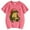 1-Hot Pink4, variant on WOYY Girls Summer Short Sleeve T-Shirt Print Round Neck T Shirt Casual Tee, Sizes 3-4