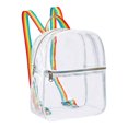 thumbnail image 1 of CHUANK Storage Trunks & Bag Transparent Backpack Clear Backpack Transparent Mini Backpack Suitable For Students‘ Bags for Security Work Concert Sport Festival Travel Multicolor, 1 of 6